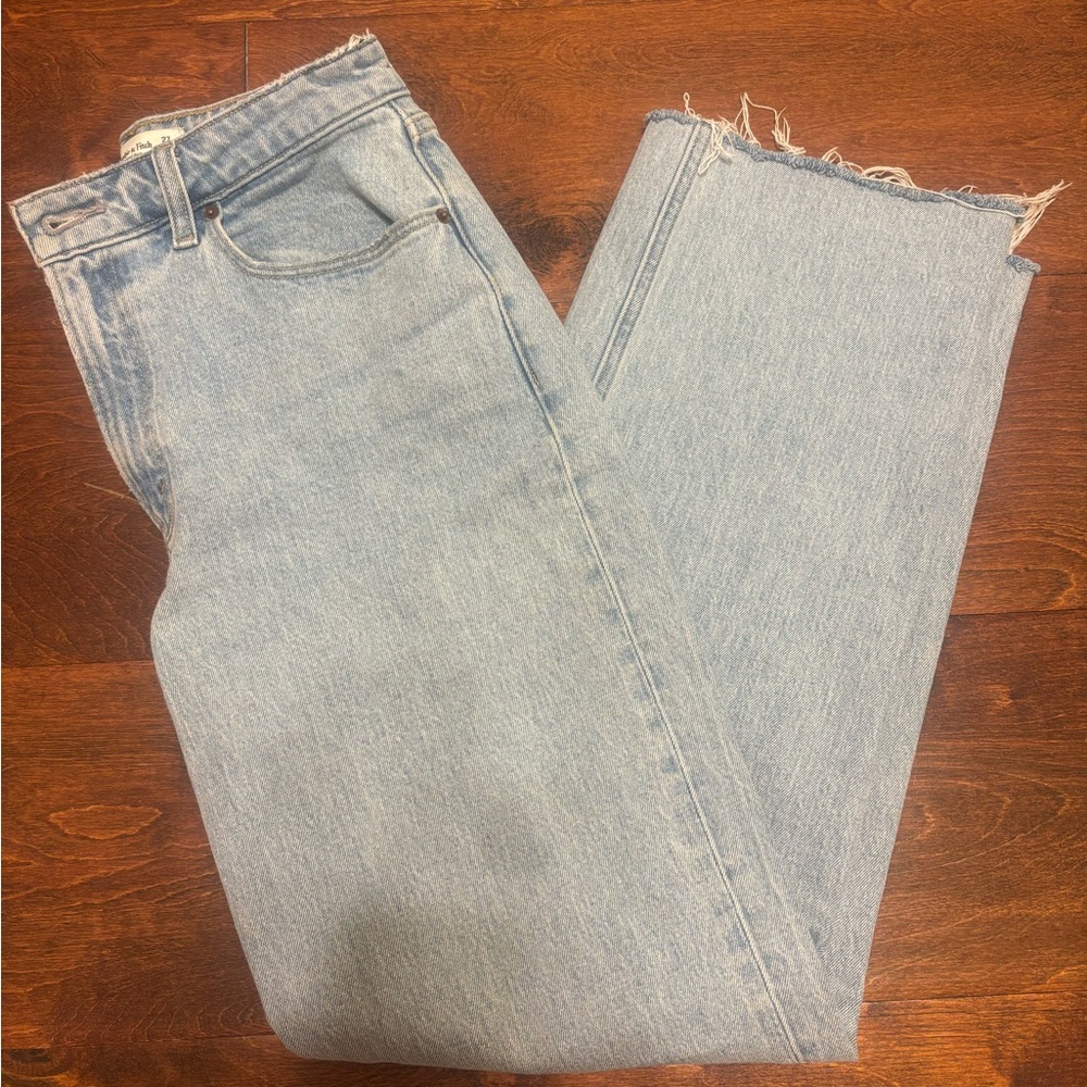 Abercrombie & Fitch Light Blue High Rise Jeans